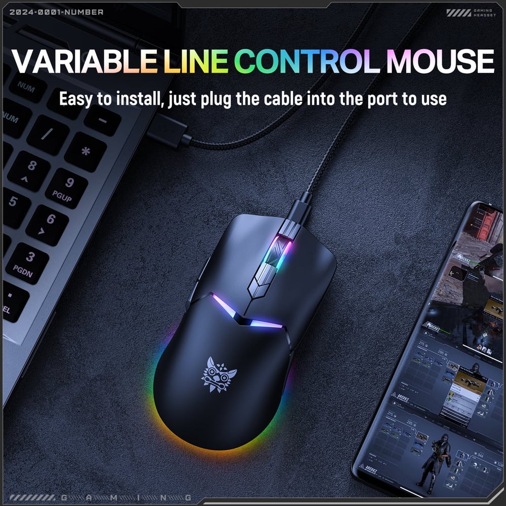 ONIKUMA CW928 Tri Mode Gaming Mouse