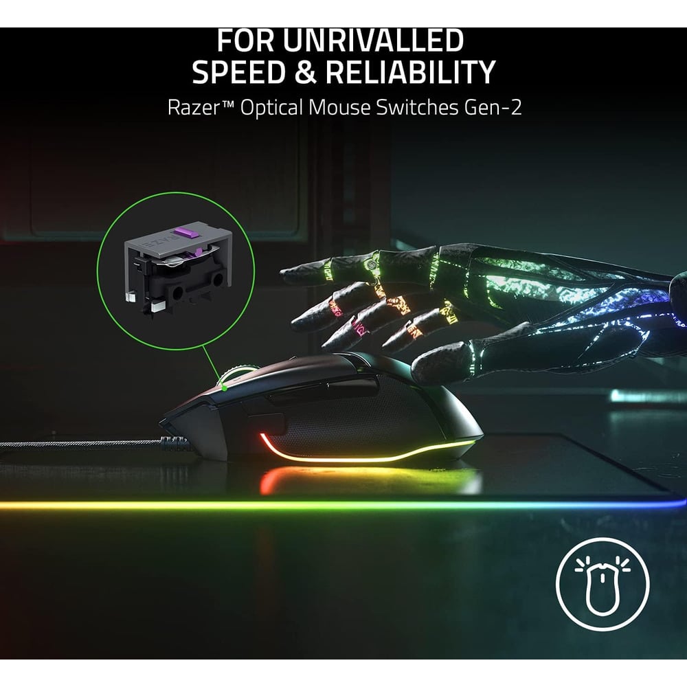 Razer Basilisk V3 Ergonomic RGB Wired Gaming Mouse