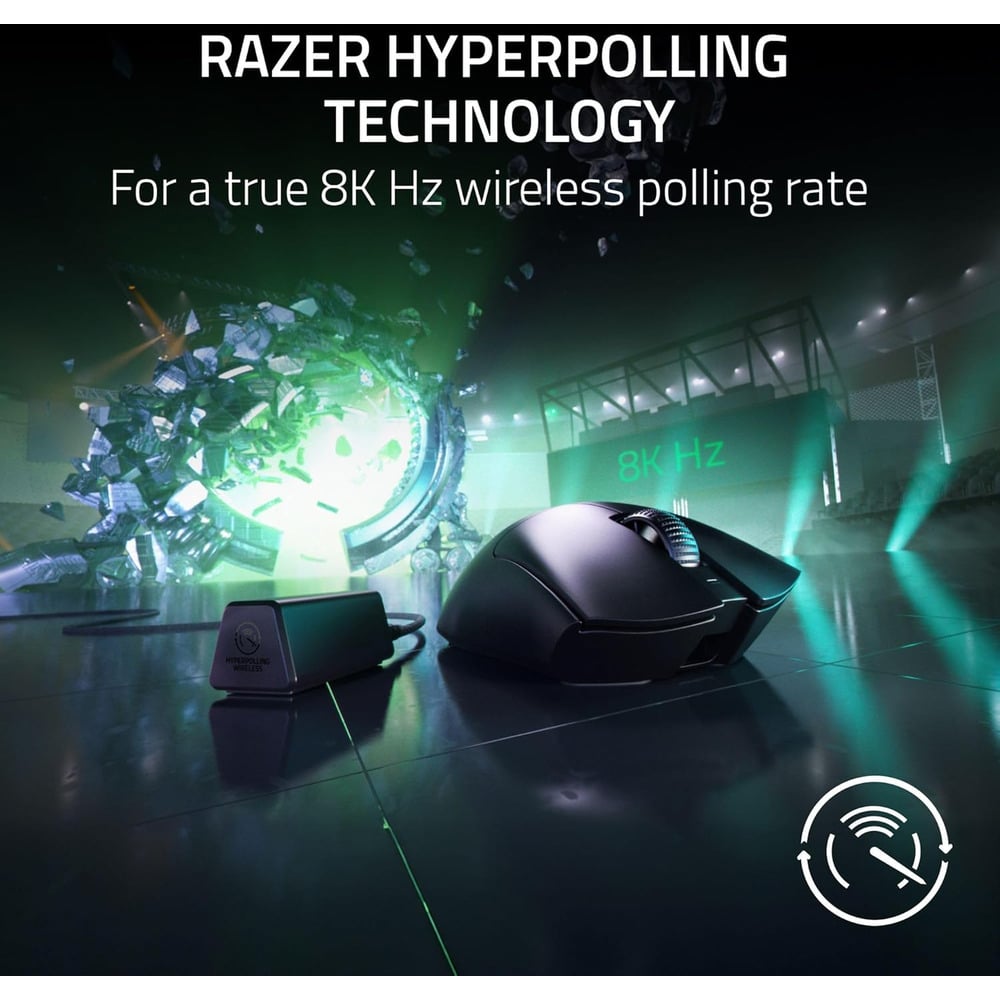 Razer DeathAdder V3 Pro HyperPolling Wireless Gaming Mouse