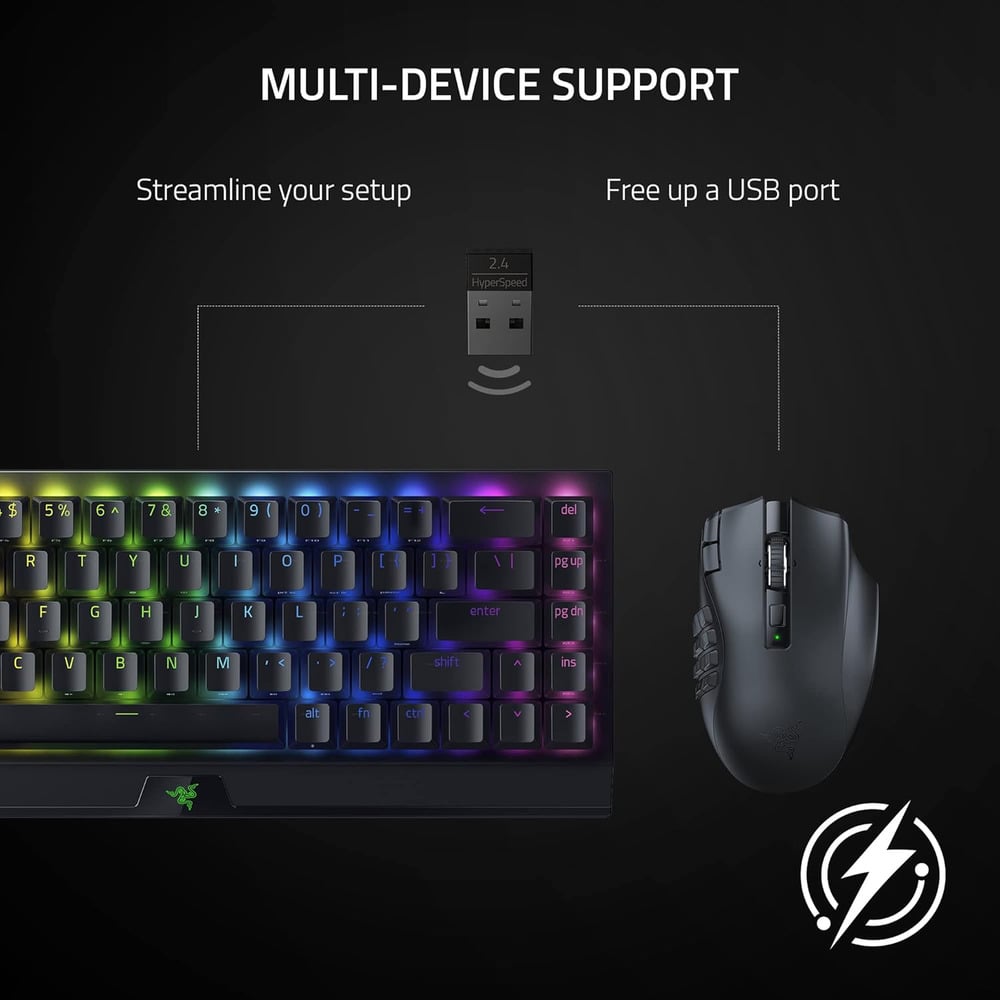 Razer Naga V2 Pro Wireless MMO Gaming Mouse