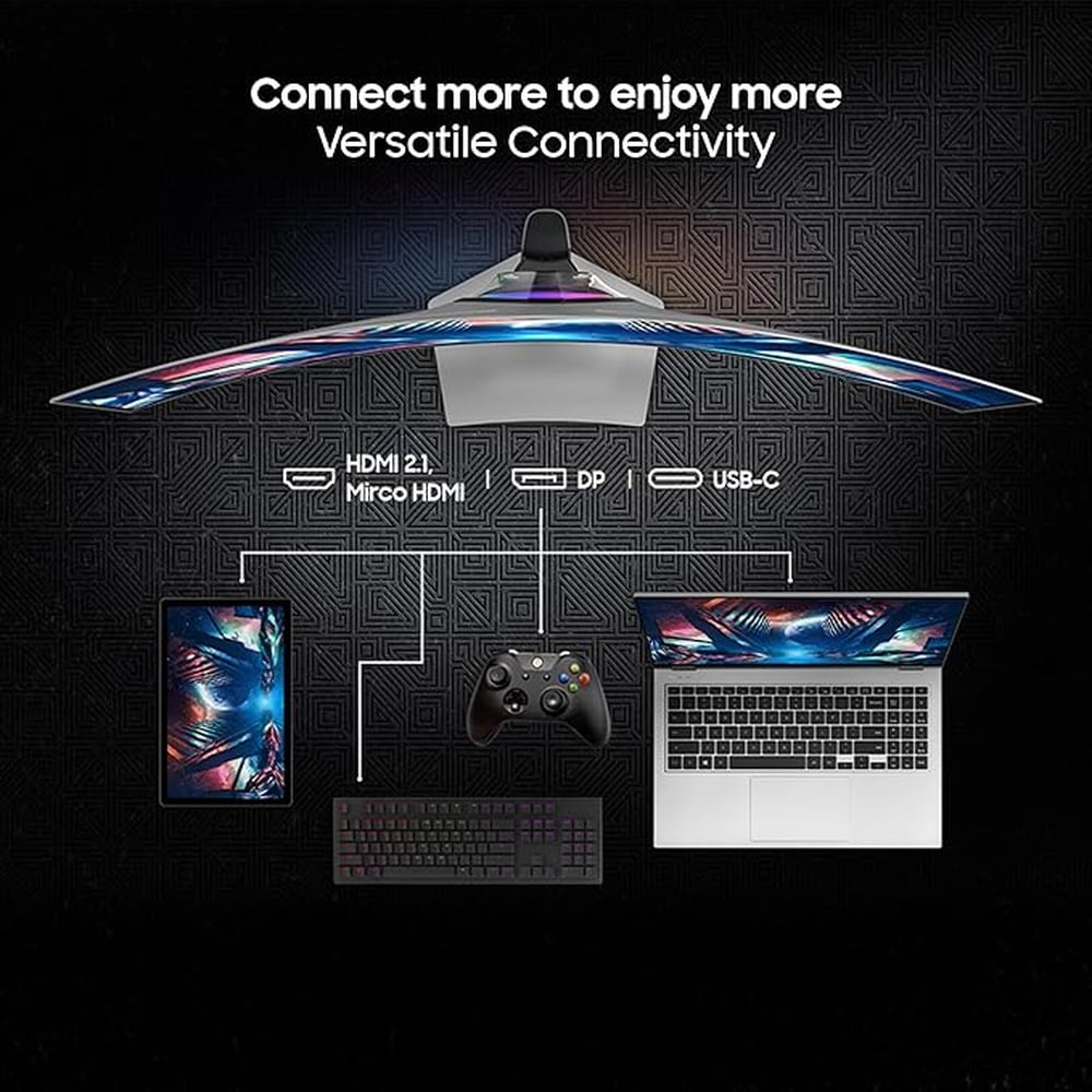 Samsung LS49DG930SEXXS Odyssey G9 49 Inch OLED DQHD 240Hz Gaming Monitor