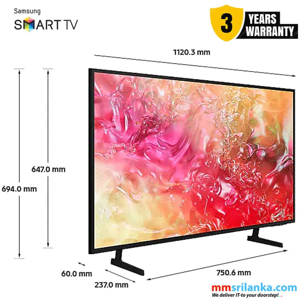Samsung UA50DU7500RXSG Crystal 50 Inch UHD 50Hz 4K Smart TV