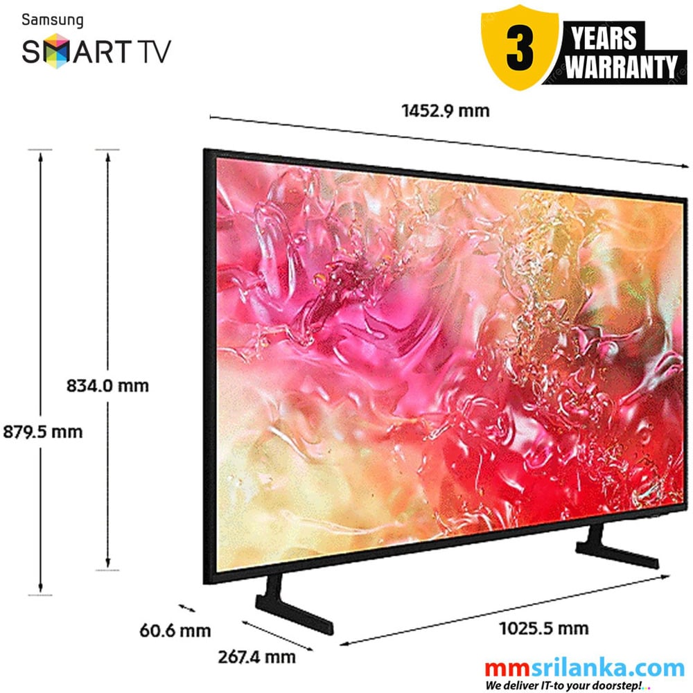 Samsung UA65DU7700RXSG Crystal 65 Inch UHD 50Hz 4K Smart TV