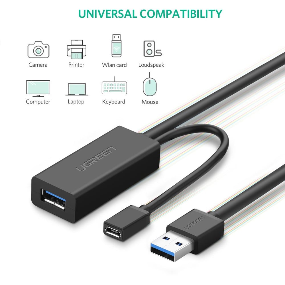 UGREEN 20826 5m USB 3.0 Extension Cable
