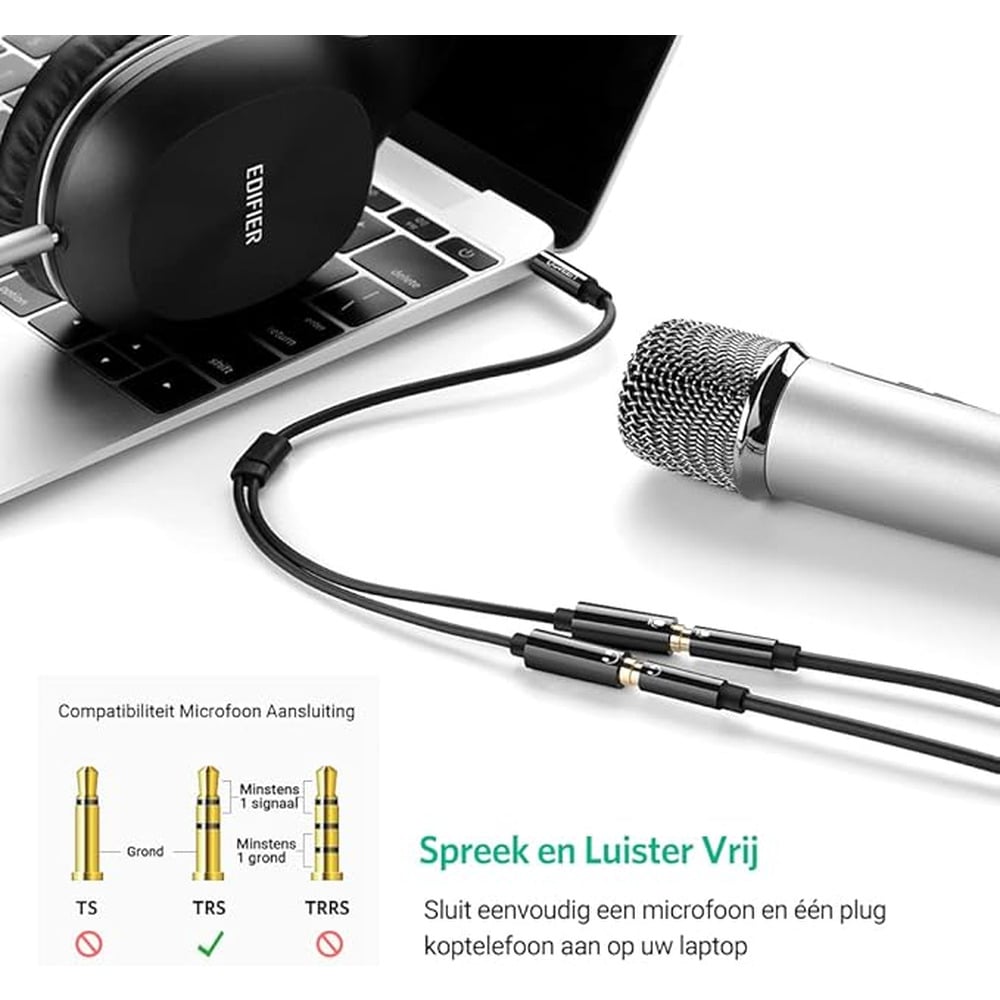 UGREEN 30620 3.5mm 20m Male To Female Audio Cable