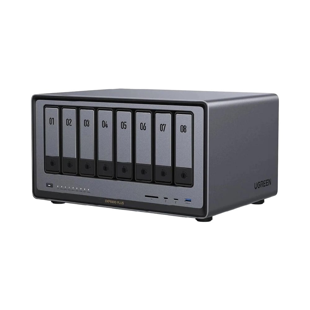 UGREEN 35125B NASync DXP8800 Plus 8 Bay NAS with 256TB Max Storage Support