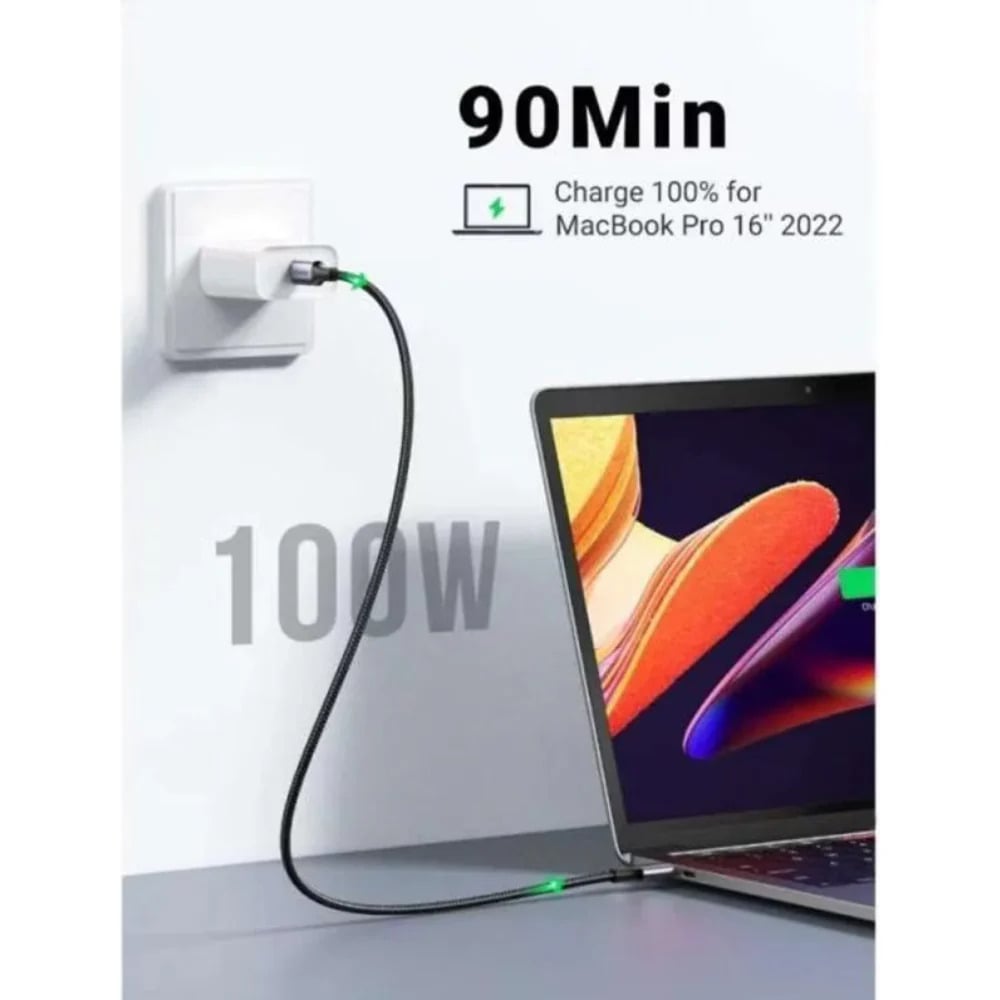 UGREEN 65249 100W USB-C to USB-C 1M Fast Charging Cable