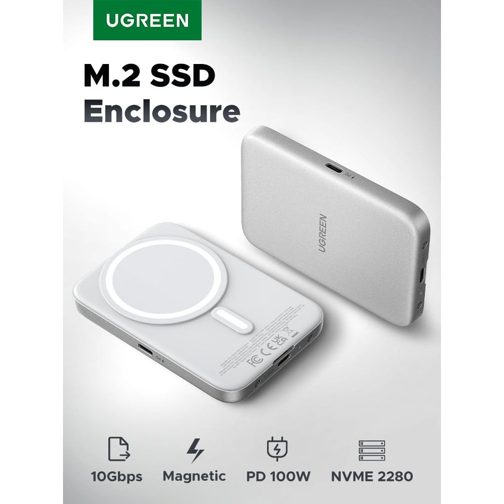UGREEN  55151 Magnetic M.2 NVMe SSD Enclosure
