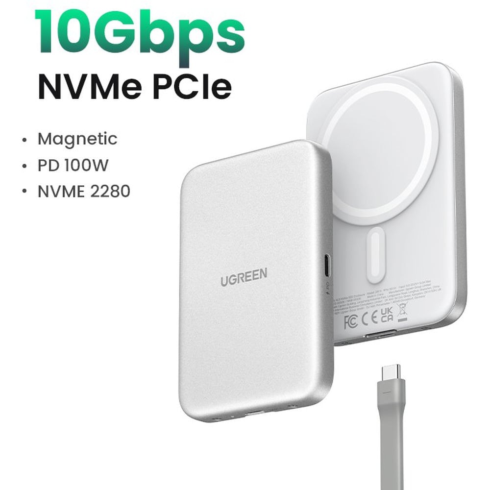 UGREEN  55151 Magnetic M.2 NVMe SSD Enclosure