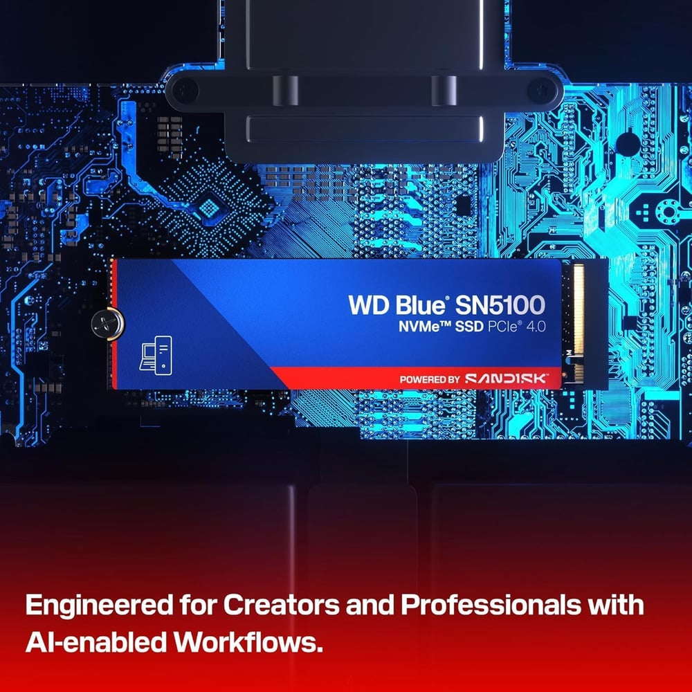 WD Blue SN5100 1TB PCIe 4.0 NVMe M.2 SSD