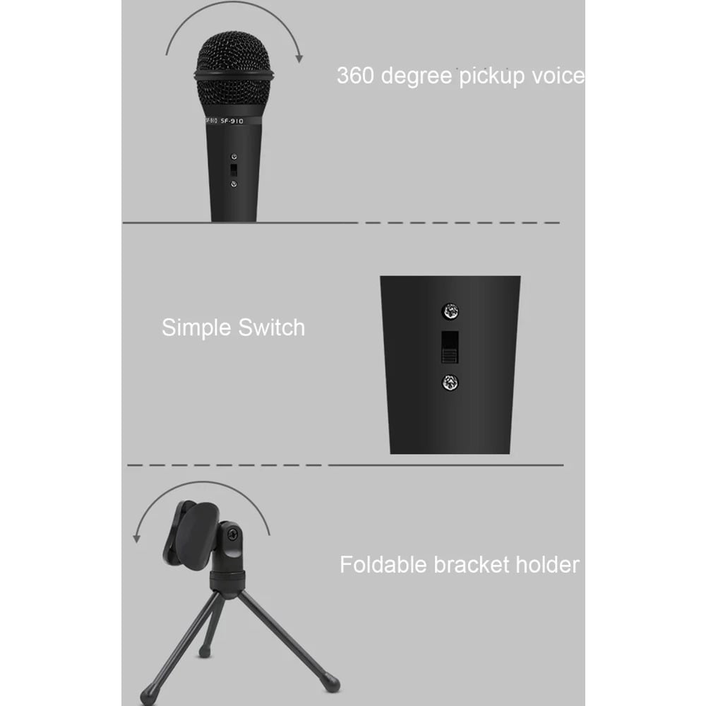 YANMAI SF-910 Professional Condenser Sound Recording Microphone