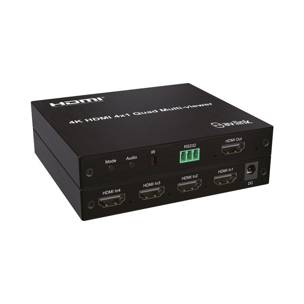 4K HDMI 4 In 1 Out Quad Multi-viewer