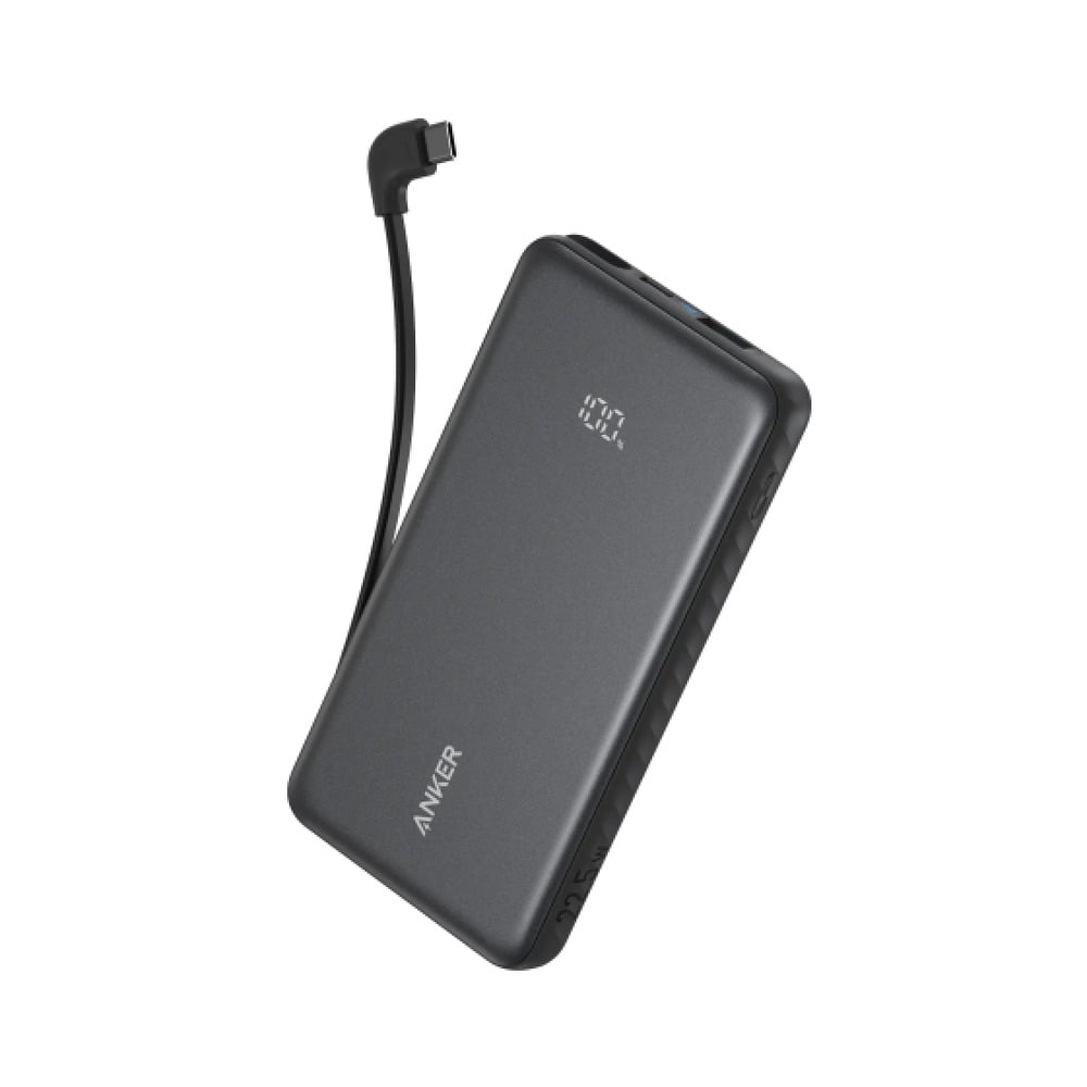 Anker A110DP11 Zolo 22.5W 10000mAh Power Bank with Built-In USB-C Cable