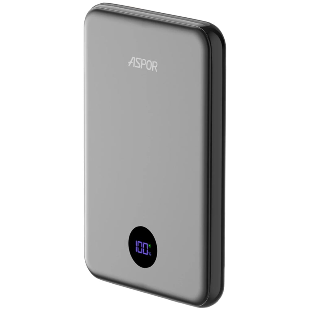 Aspor A385 10000mAh Magnetic Wireless Power Bank