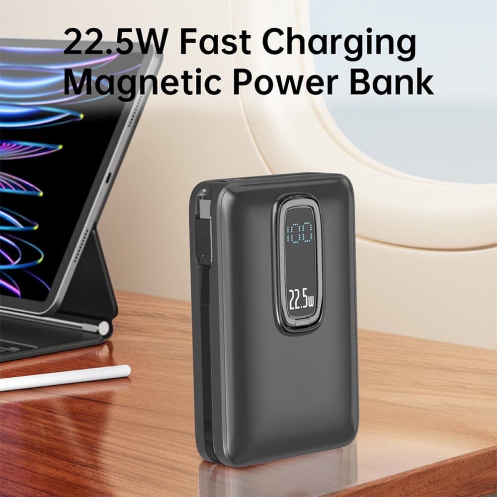 Aspor A386 20000 mAh Magnetic Wireless Portable Power Bank
