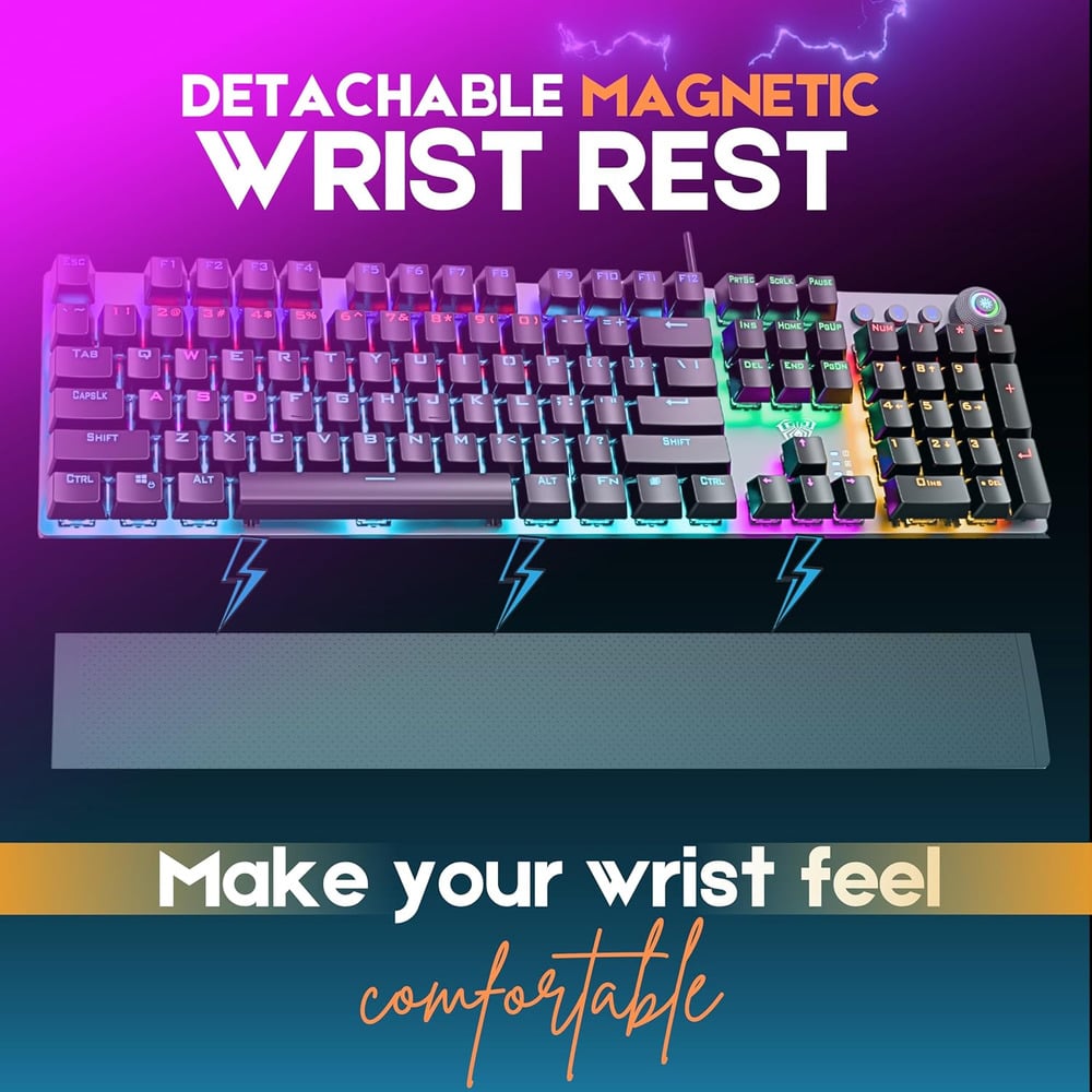 Aula F2058 Wired Mechanical Gaming Keyboard