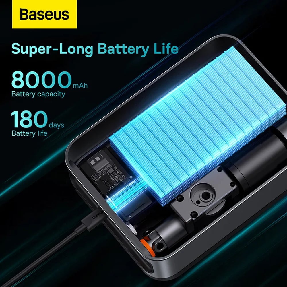 Baseus 2 in 1 8000mAh 1000A Car Jump Starter & Inflator Pump