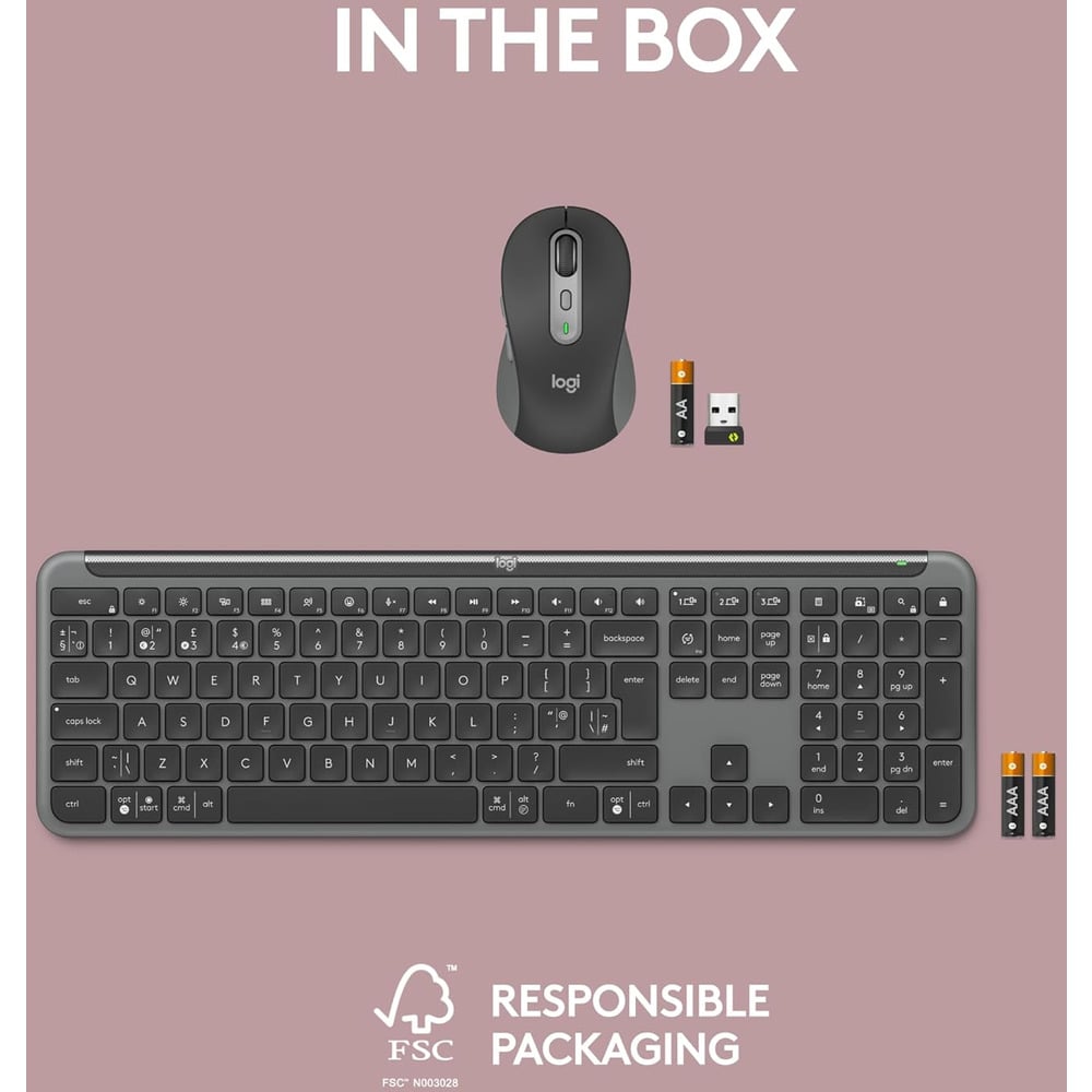 Logitech MK950 Bluetooth Mouse Combo