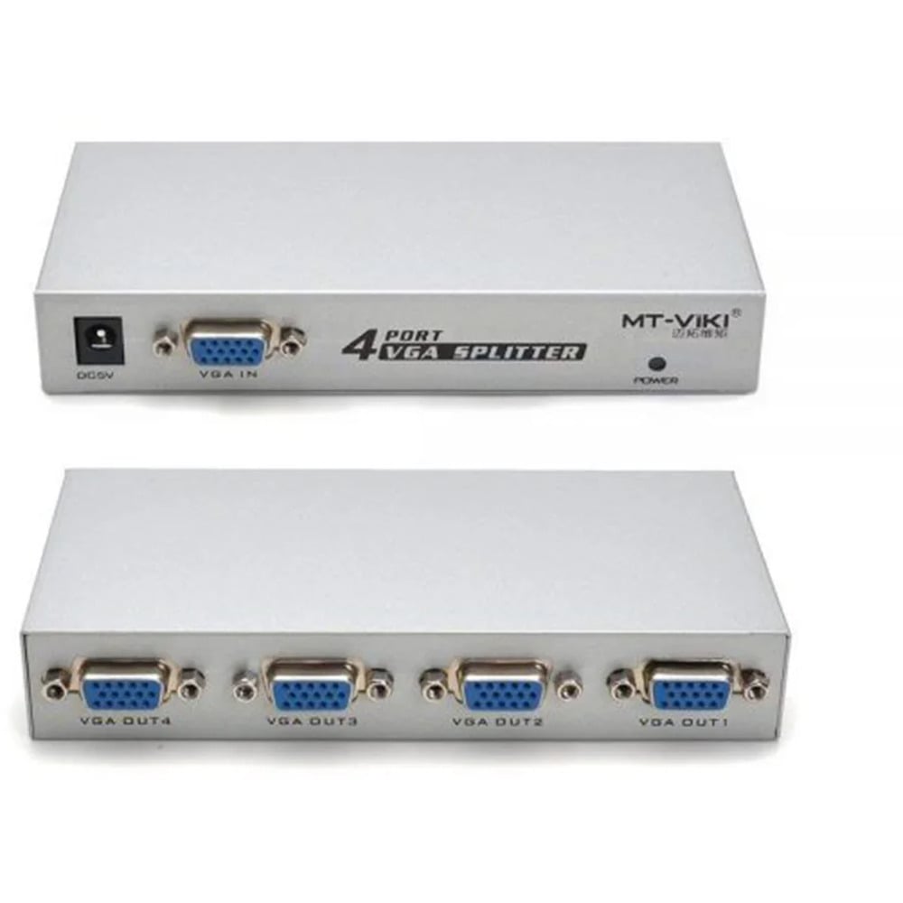 MT 2 Port 2 Out 1 In VGA Splitter