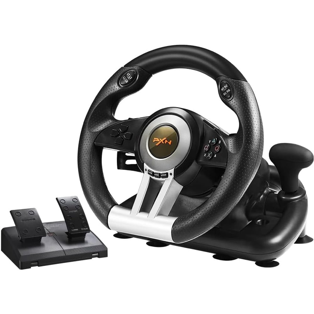 PXN V3 Pro Black Racing Steering Wheel