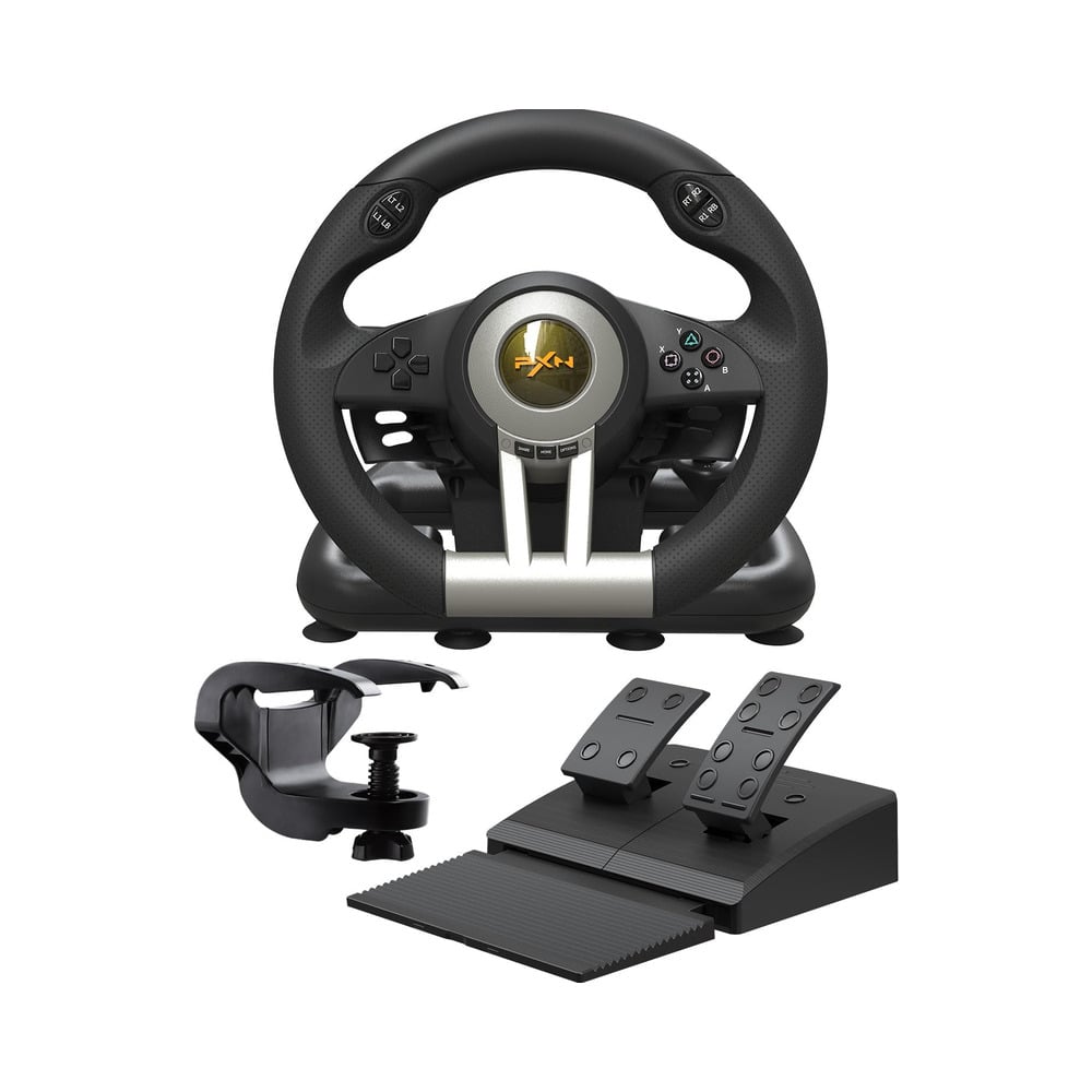 PXN V3 Pro Black Racing Steering Wheel