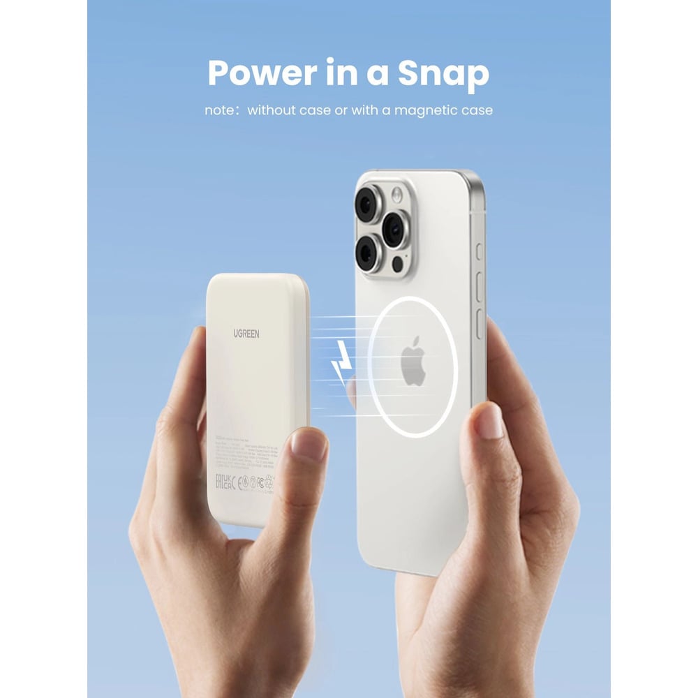 UGREEN 25207 15W 5000mAh Magnetic Wireless Power Bank