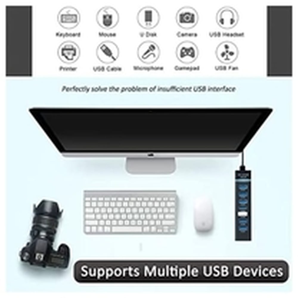 USB 3.0 Super Speed 7 Ports Hub