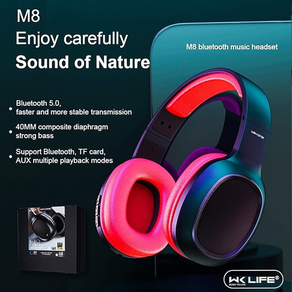 WEKOME M8 Wireless Audio Headphones