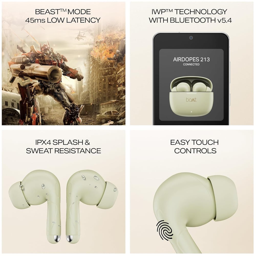 boAt Airdopes 213 TWS Bluetooth Earbuds
