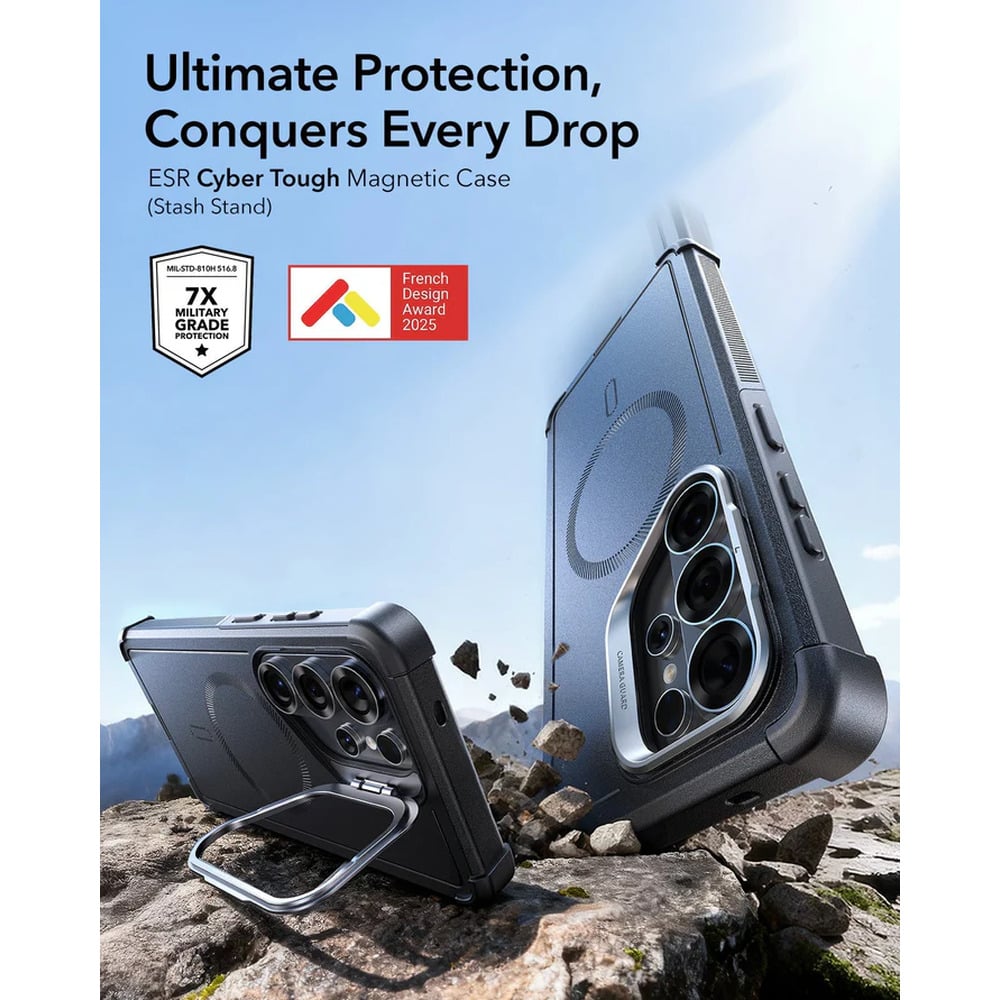 ESR Cyber Series Stash Stand for Samsung Galaxy S26 Ultra