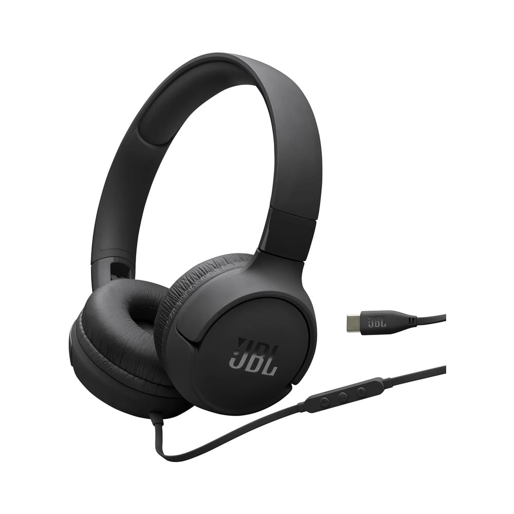 JBL Tune 520C USB-C Wired on-Ear Headphones