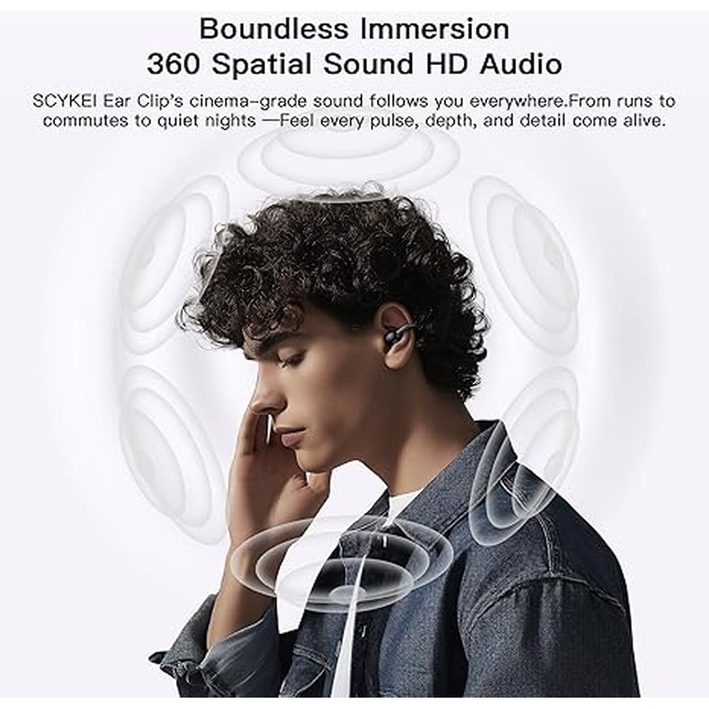 Scykei ear clip Wireless Earbuds