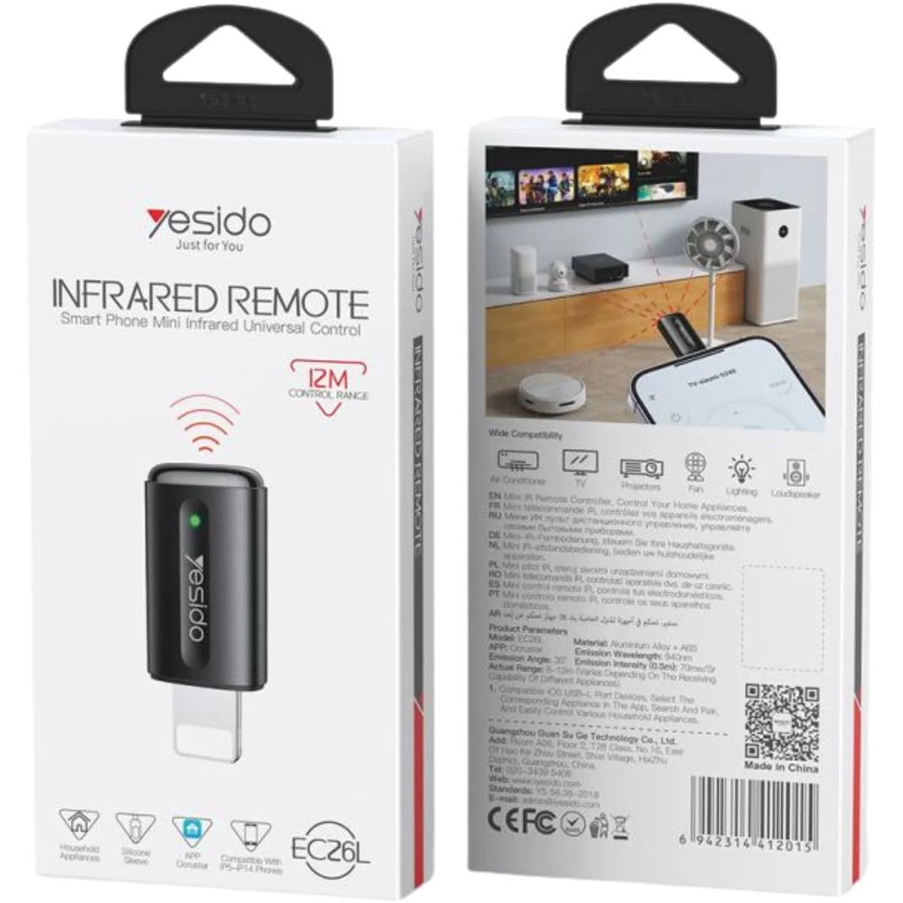 Yesido EC26L Infrared Universal Remote Control