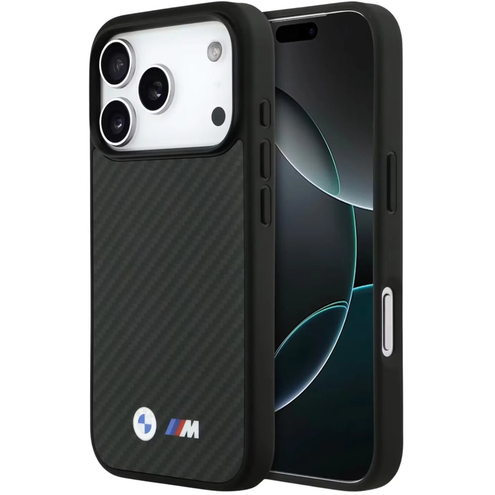 BMW MagSafe Kevlar Case with Metal Logo for 17 Pro
