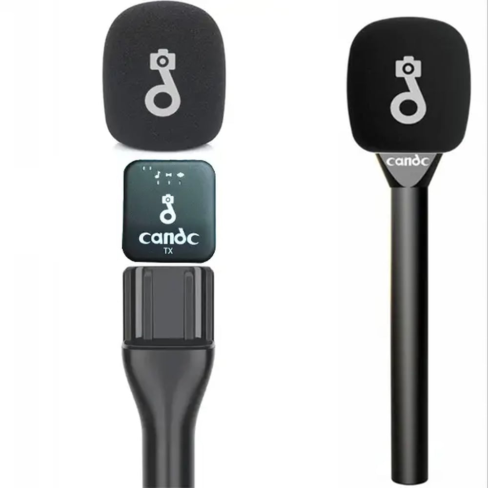 CANDC®️ Professional Interview Mic  Dual Pack 2 x TX — 1RX