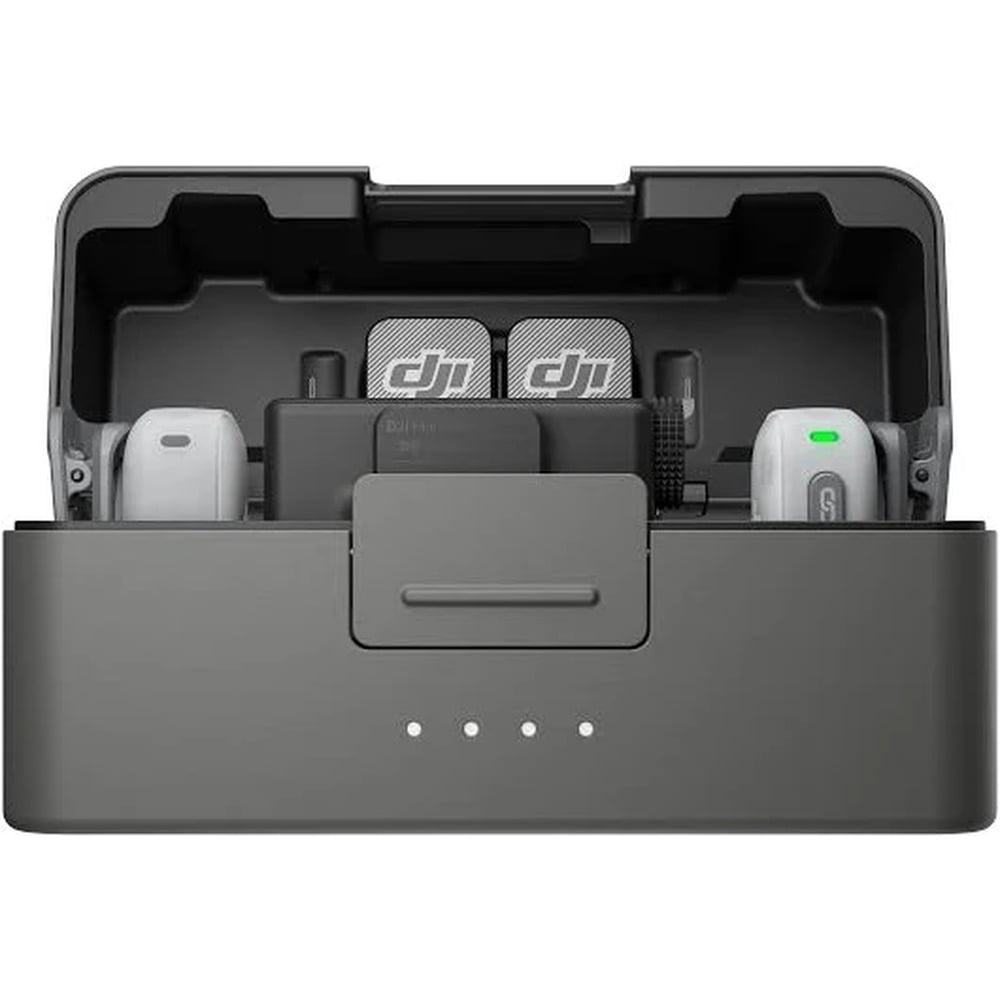 DJI Mic Mini 2, 2-Person Wireless Microphone for Camera &amp; Smartphone (2 TX + 1 RX + Charging Case)