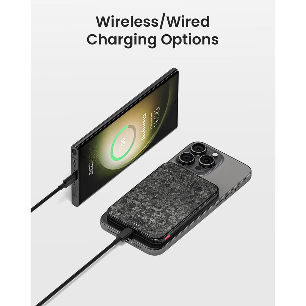 SHARGE CarbonMag 20W 5000mAh Magnetic Power Bank
