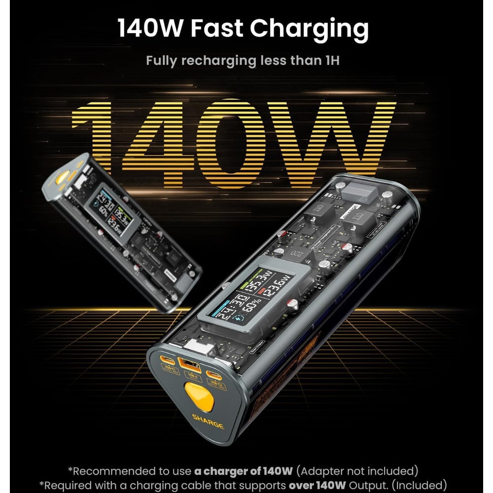 SHARGE Shargeek 170 170W 24000mAh Power Bank