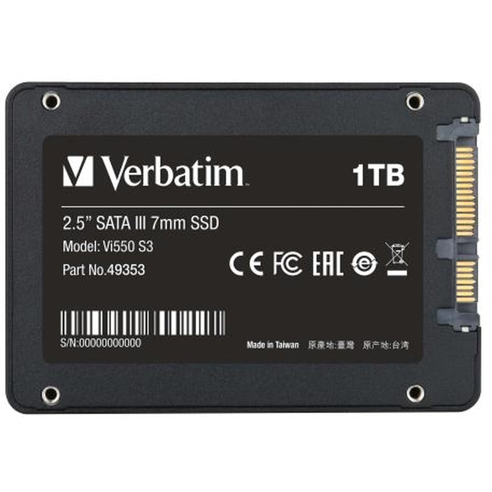 Verbatim 49353 Vi550 S3 SATA III 2.5" 1TB Internal SSD
