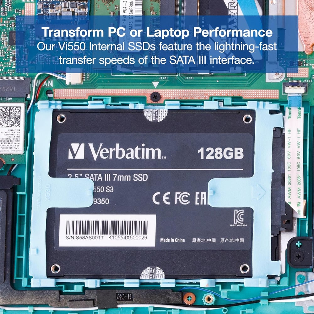 Verbatim 49352 Vi550 SATA III 2.5" 512GB Internal SSD