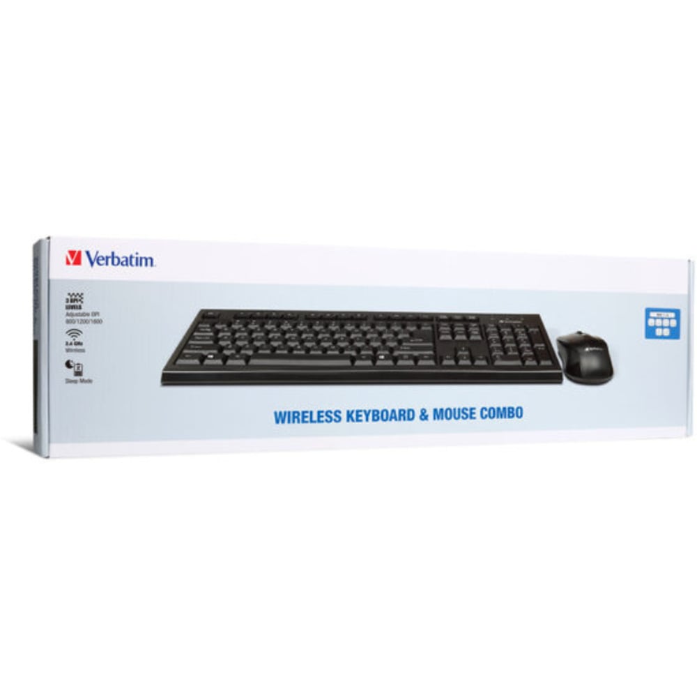 Verbatim 66519 Wireless Keyboard and Mouse Combo
