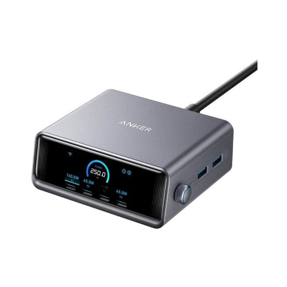 Anker A2345241 Prime Charger, 250W 6-Port GaN Charging Station