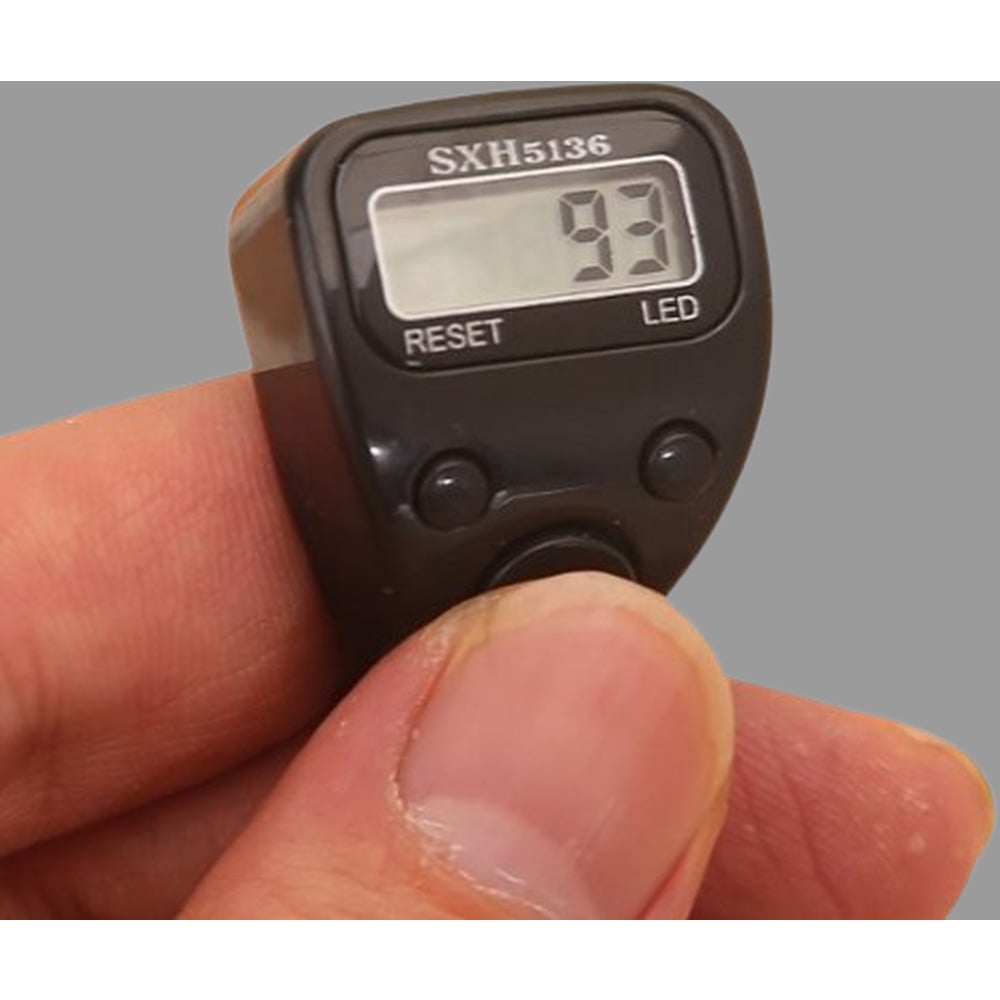 Digital Finger Tally/Tasbih Counter with LED