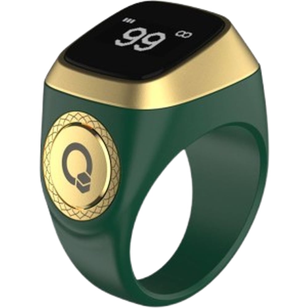 iQibla E01 20mm Smart Zikr Tasbih Ring with OLED Display with Mobile App