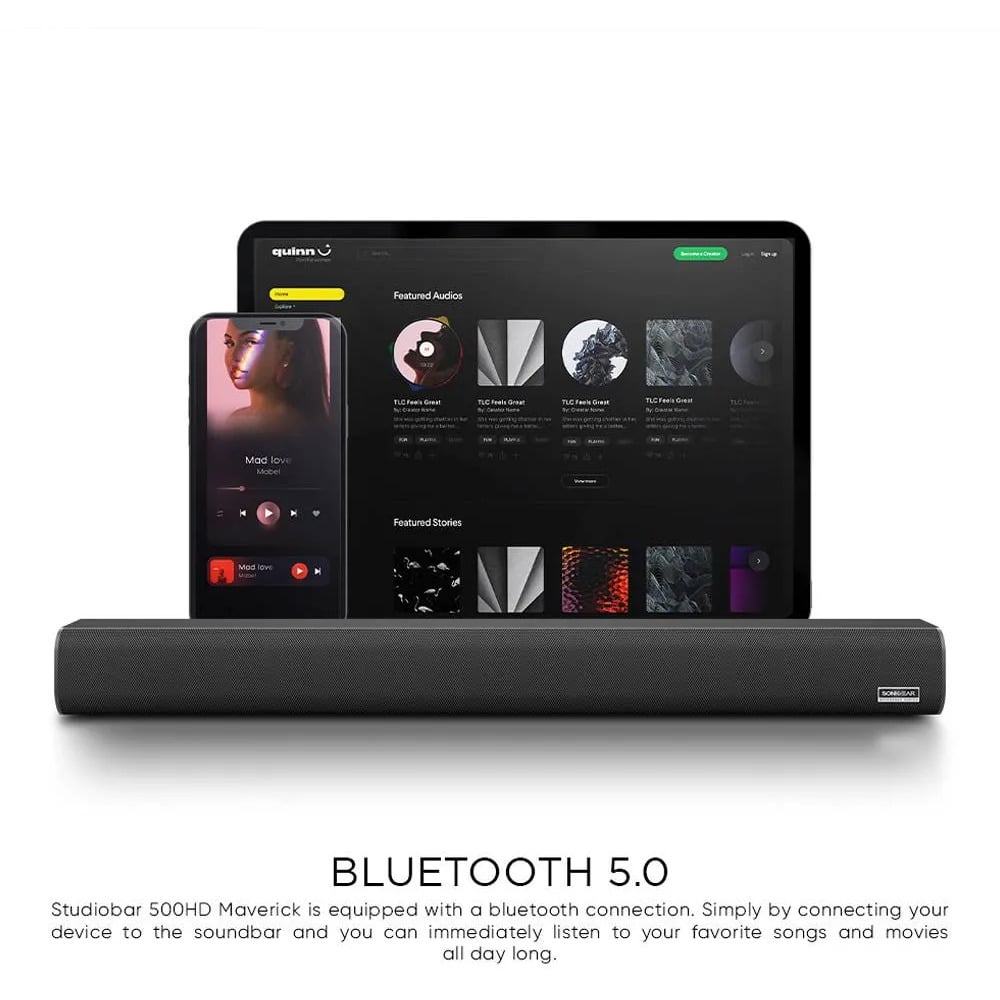 SonicGear StudioBar 500 HD Bluetooth Soundbar