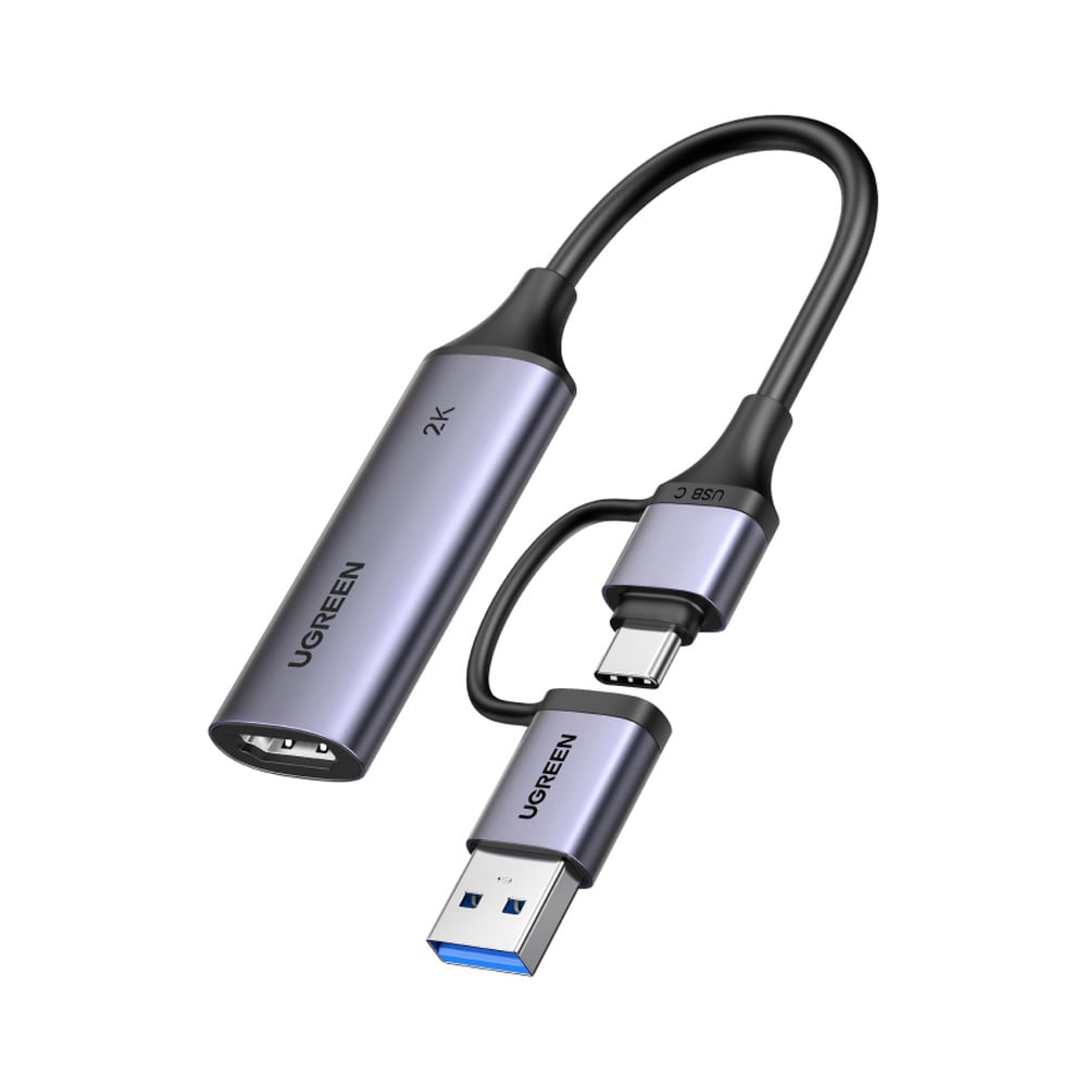 UGREEN 15389 HD USB/Type-C 2K 30Hz USB Video Capture Card