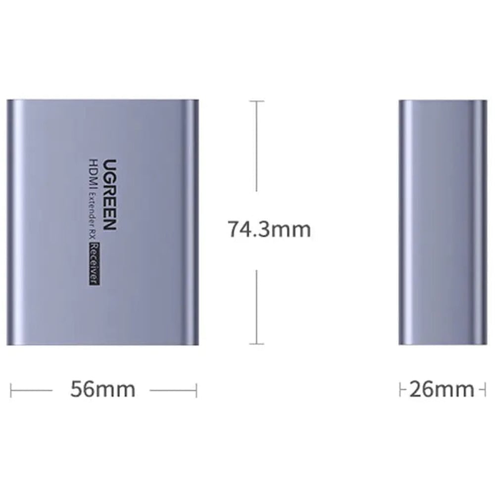 UGREEN 20519EU HDMI Over 70M Ethernet Extender 1080P 70m EU Plug