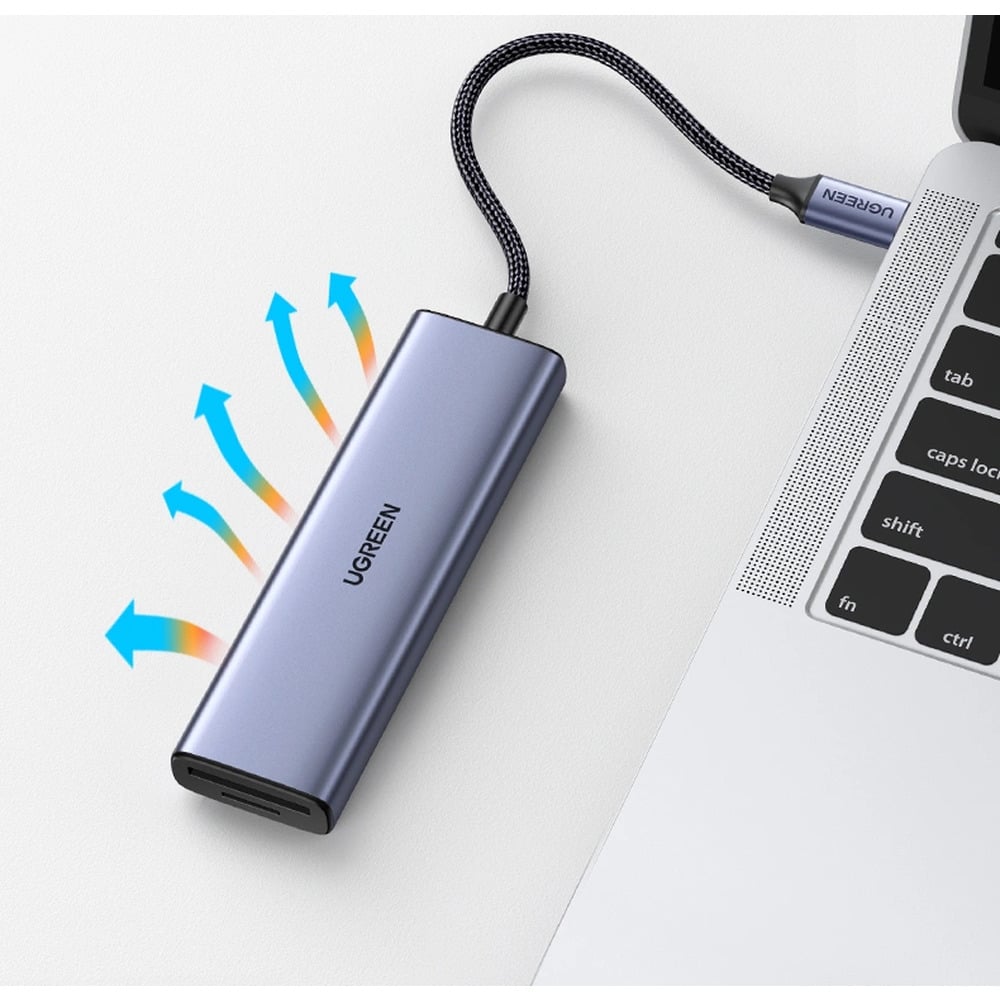 UGREEN 20956A 6 in 1 Type-C to HDMI/ USB 3.0-3 / SD/TF Converter Hub