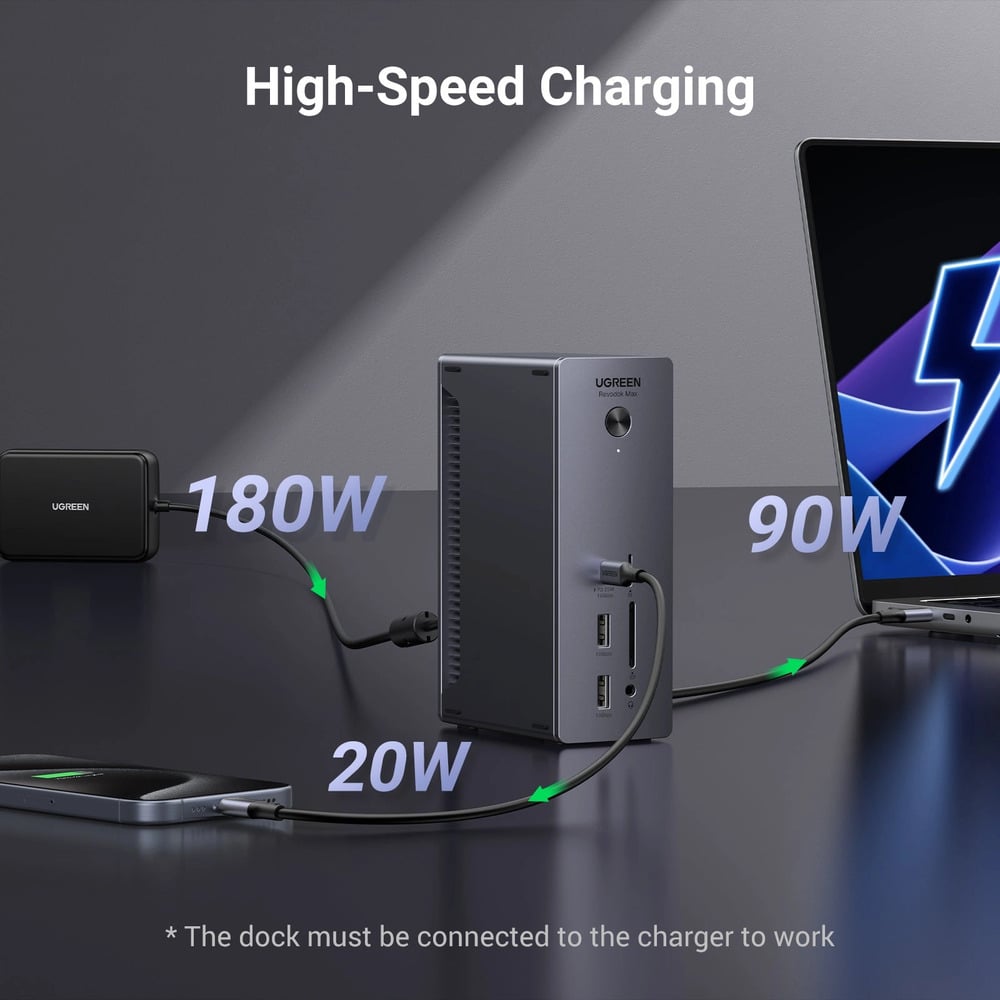 UGREEN 25054UK Revodok Max 13-in-1 Thunderbolt 4 8K Docking Station UK