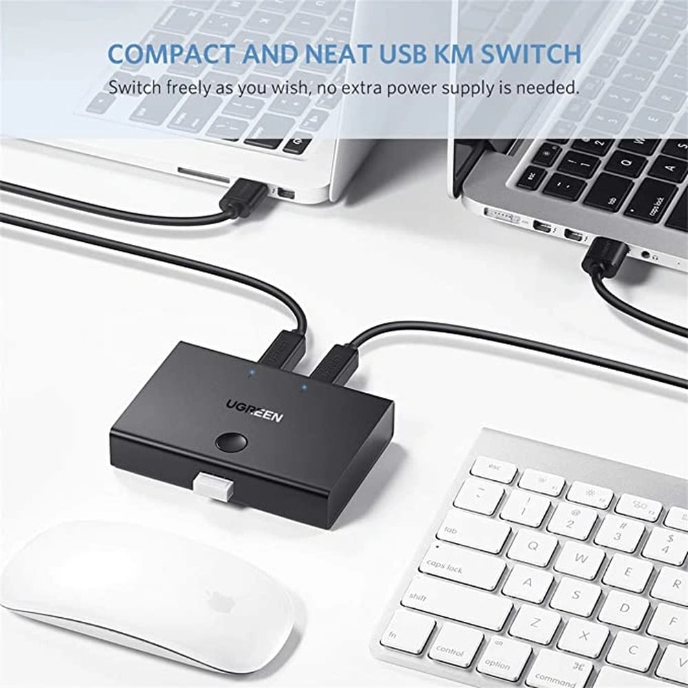 UGREEN 30345 USB 2.0 Sharing Switch 2 in 1 Out